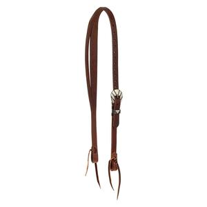 STS Ranch Engraved Buckle 3/4-in Harness Leather Split Ear Horse Headstall Weaver Leather